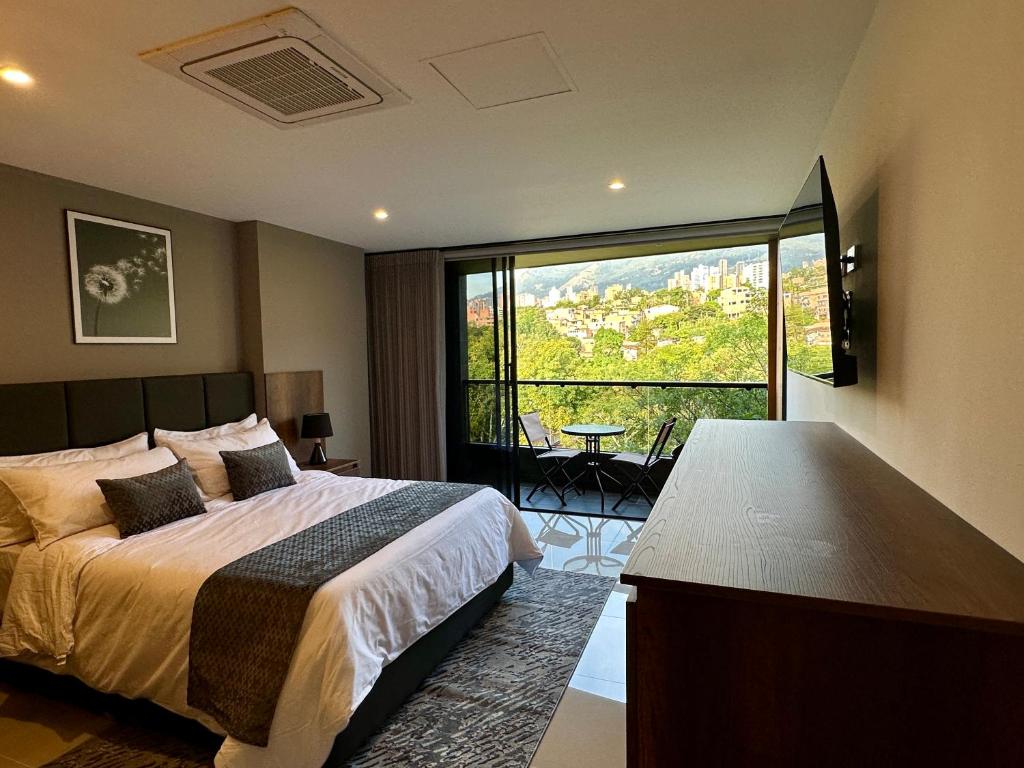 Ένα ή περισσότερα κρεβάτια σε δωμάτιο στο Rooca Urban