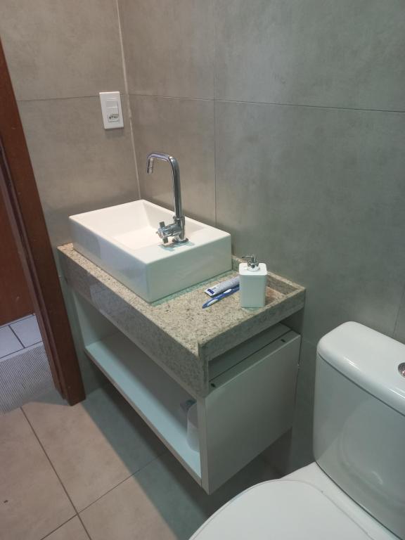 Koupelna v ubytování Casa 3