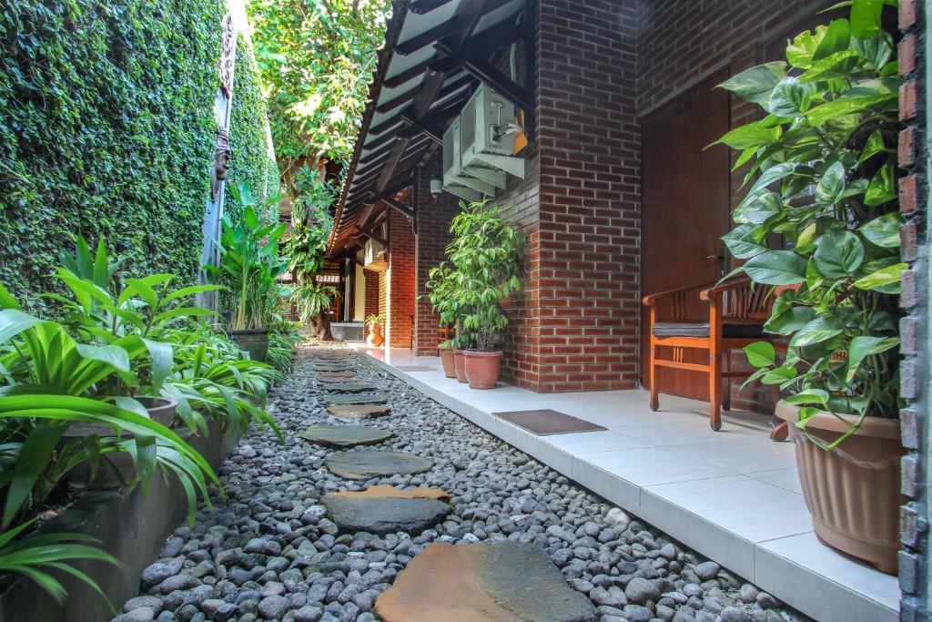 Zahrada ubytování Delta Homestay