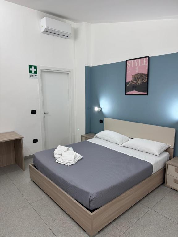 Postel nebo postele na pokoji v ubytování Alura Apartments