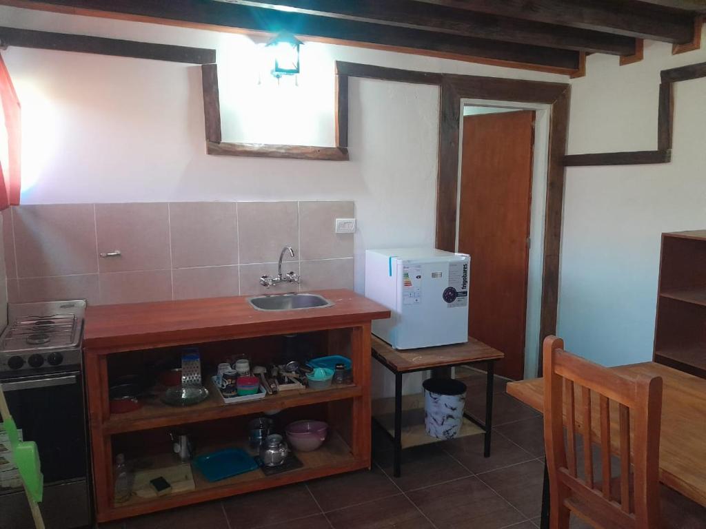 Η κουζίνα ή μικρή κουζίνα στο Departamento 2