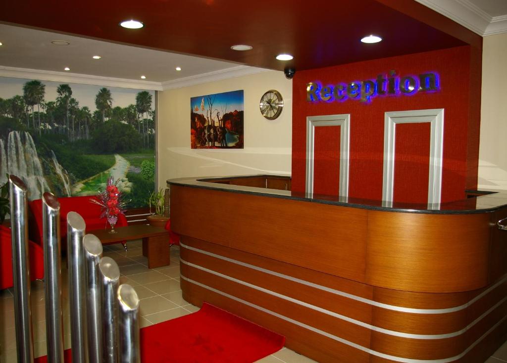 Lobbyn eller receptionsområdet på Hopa Heyamo Hotel
