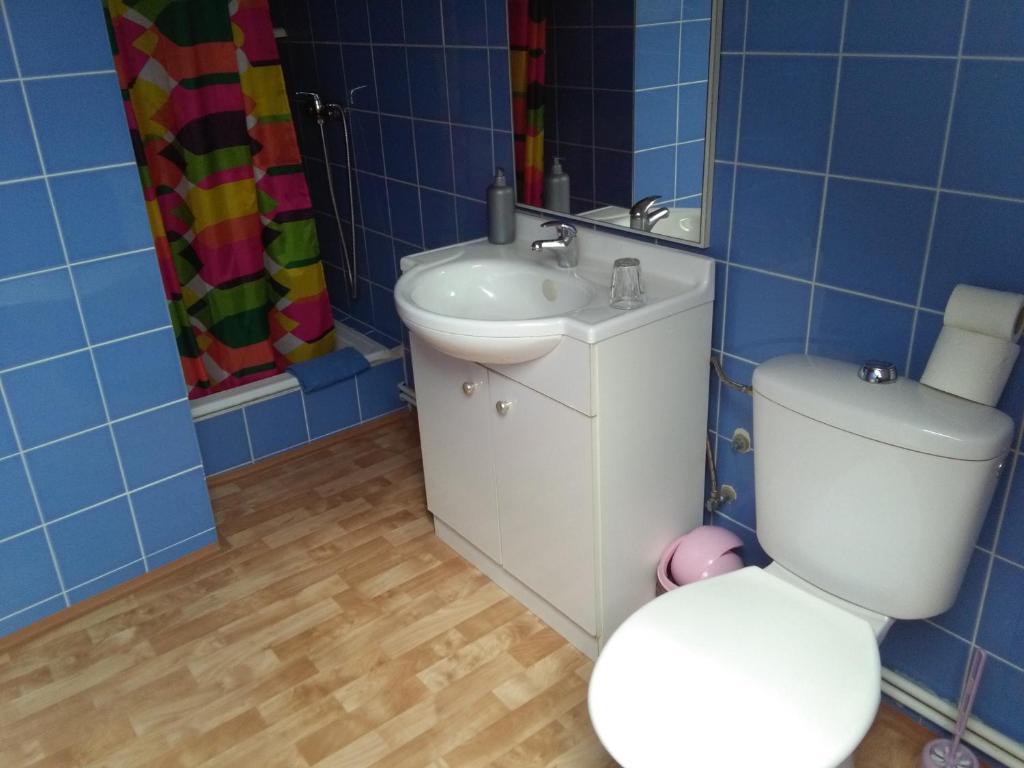 Koupelna v ubytování Guest House U Náhonu