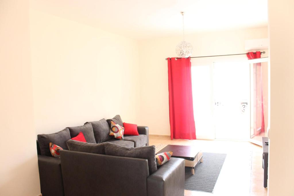 Posezení v ubytování Appartement Résidence Alwaha Saidia