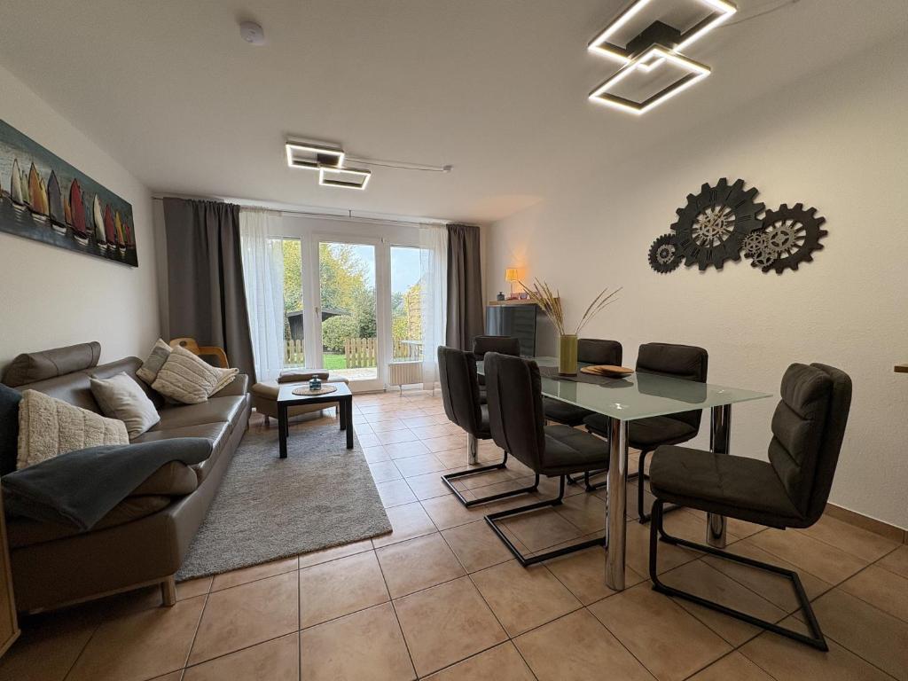 Χώρος καθιστικού στο Ferienhaus "MeerZeit"