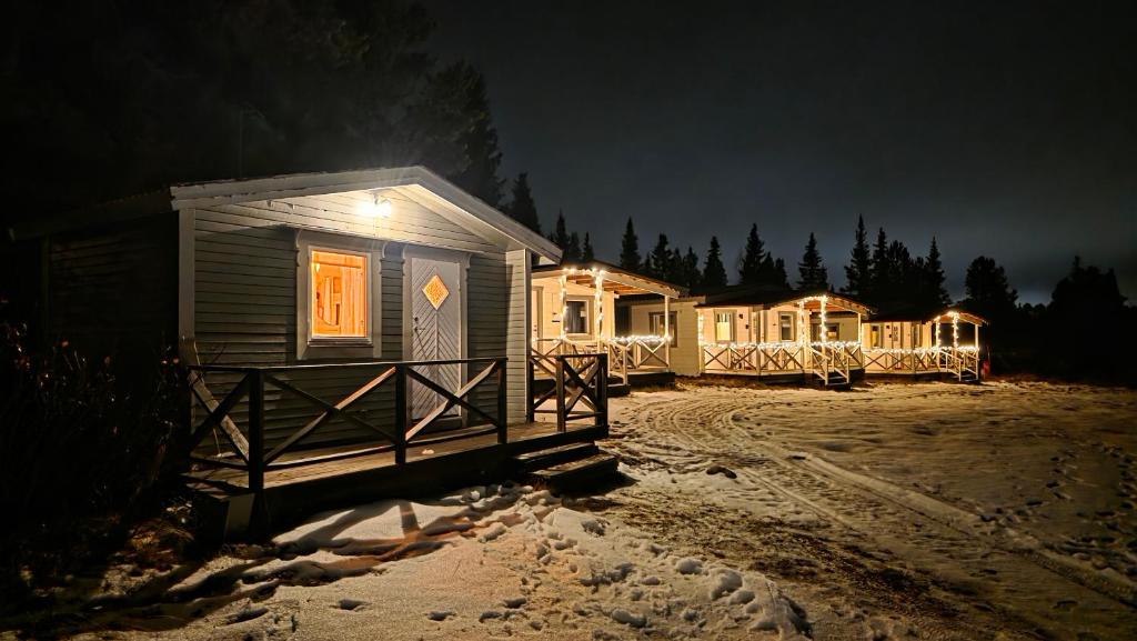Aurora River Camp winter exterior