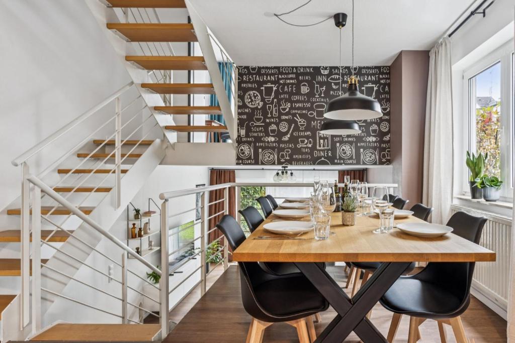 Χώρος καθιστικού στο Charmantes Stadthaus, Parkplätze, Garten