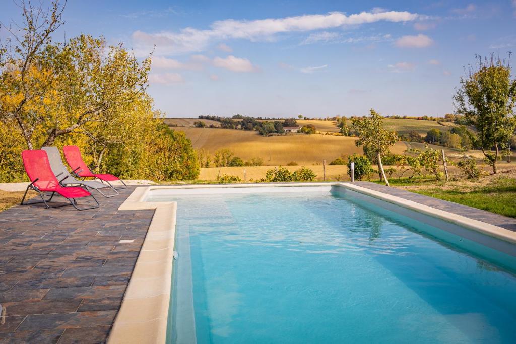 Πισίνα στο ή κοντά στο ​Le Gîte du Lac - Piscine Privée