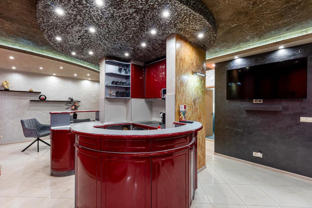 TV a/nebo společenská místnost v ubytování Beni Deluxe 1