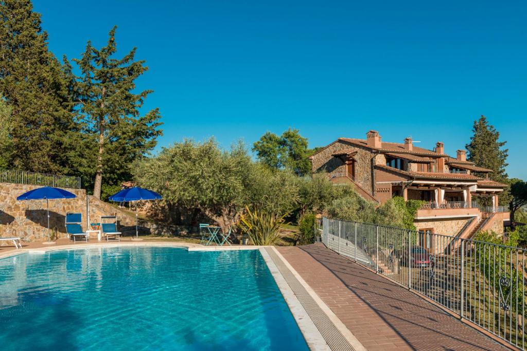 Πισίνα στο ή κοντά στο Podere La Tona