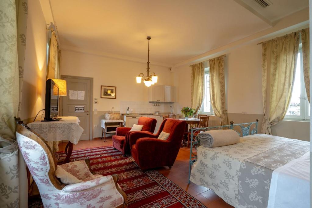 Posezení v ubytování Salus