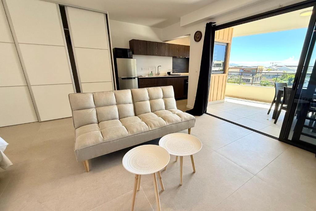Studio Vairagi City tout neuf au coeur de Papeete - WiFi -Netflix -AC - photo 4 - Tahiti, Polynésie