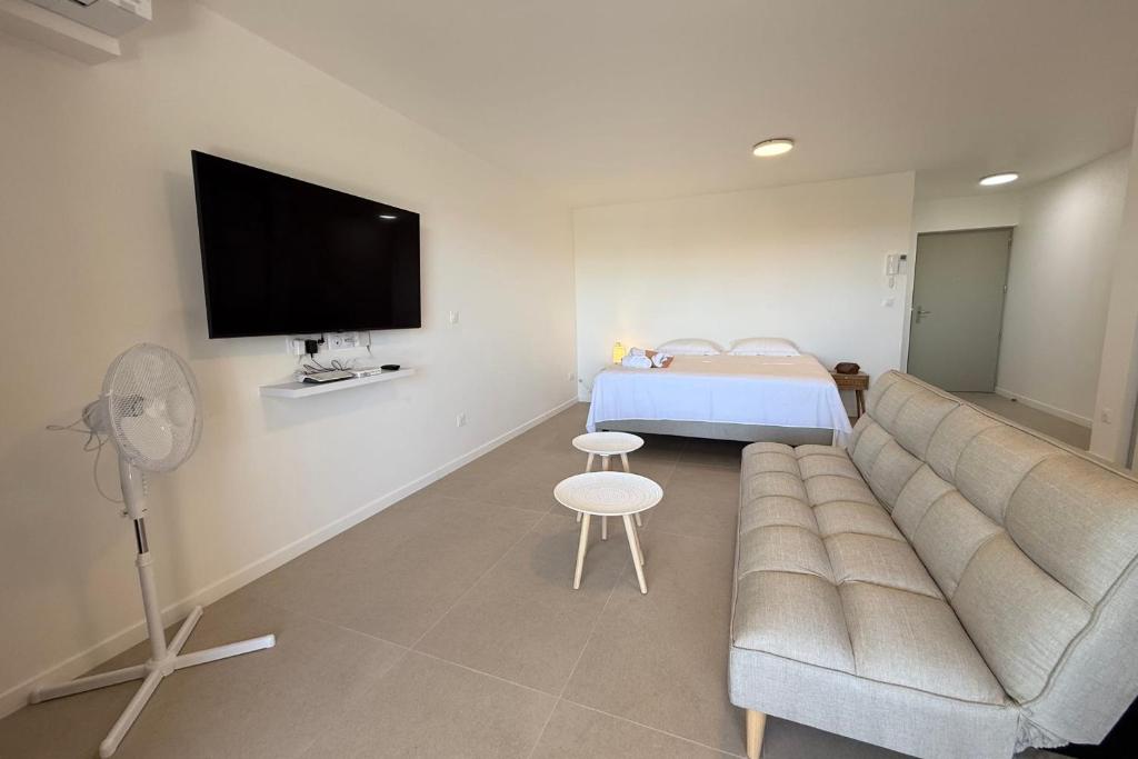 Studio Vairagi City tout neuf au coeur de Papeete - WiFi -Netflix -AC - photo 9 - Tahiti, Polynésie