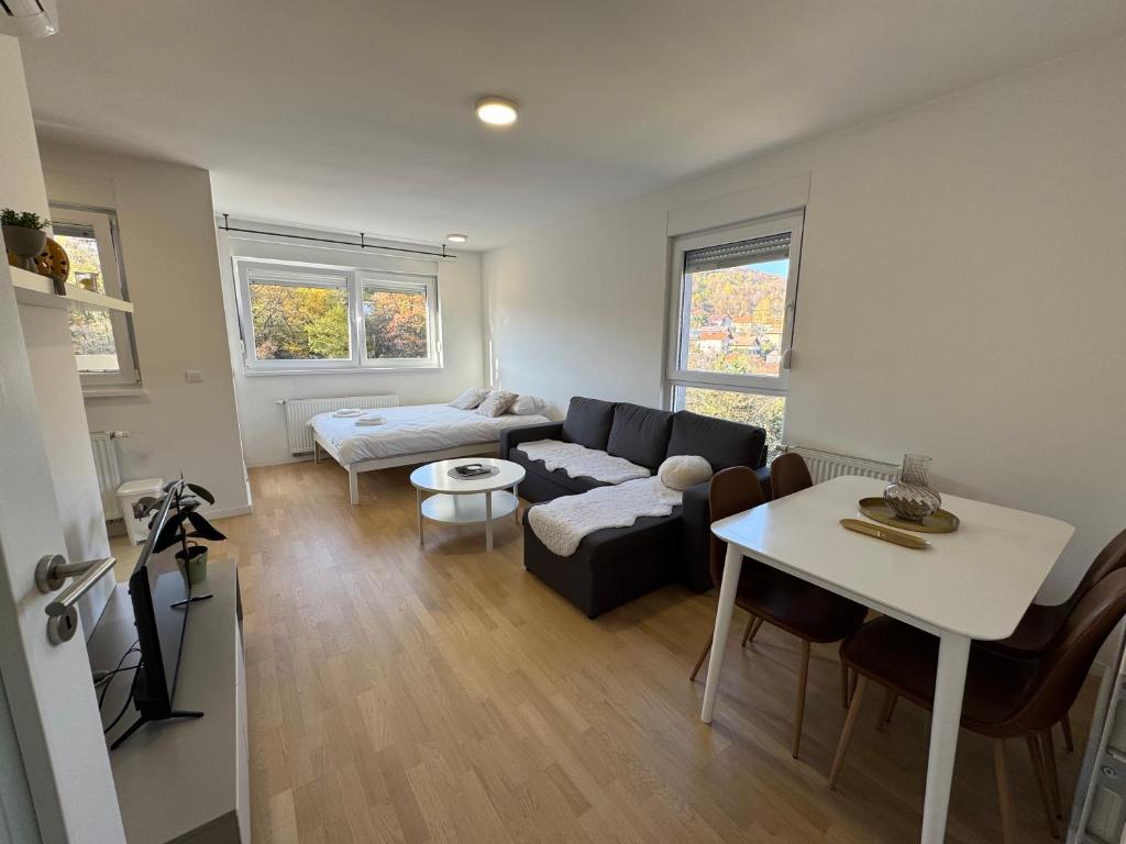 Posezení v ubytování A&A Sarajevo