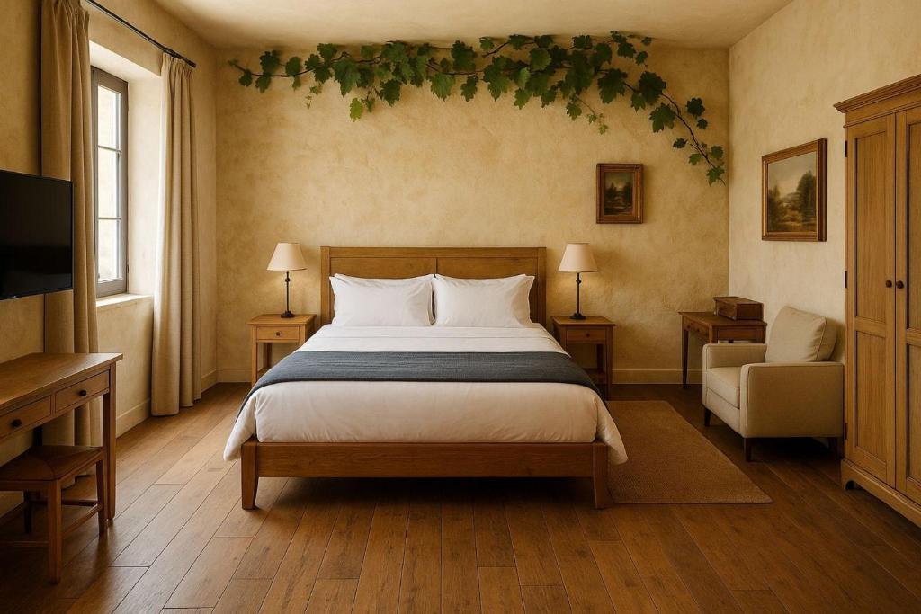 Postel nebo postele na pokoji v ubytování Wedokal MMS