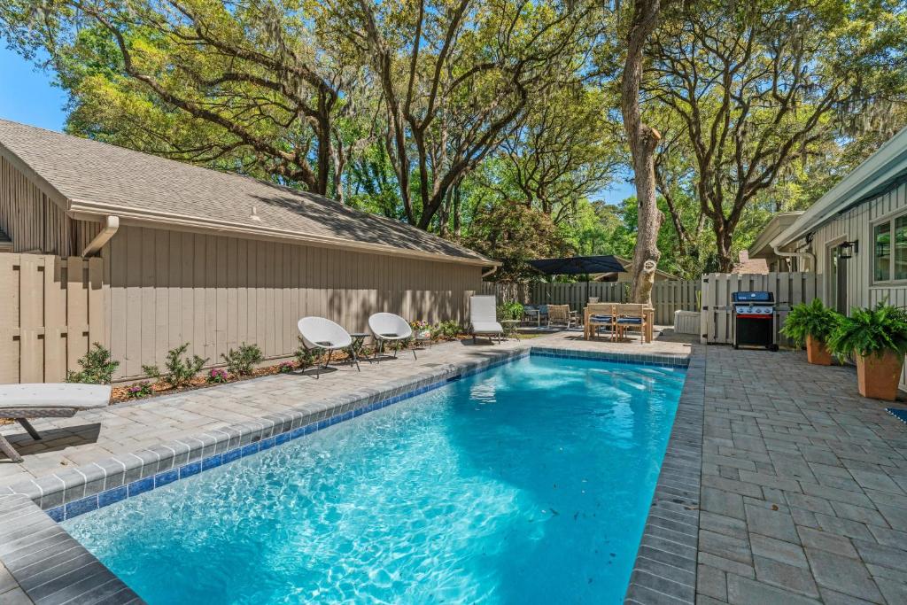 Πισίνα στο ή κοντά στο Barefoot Bungalow