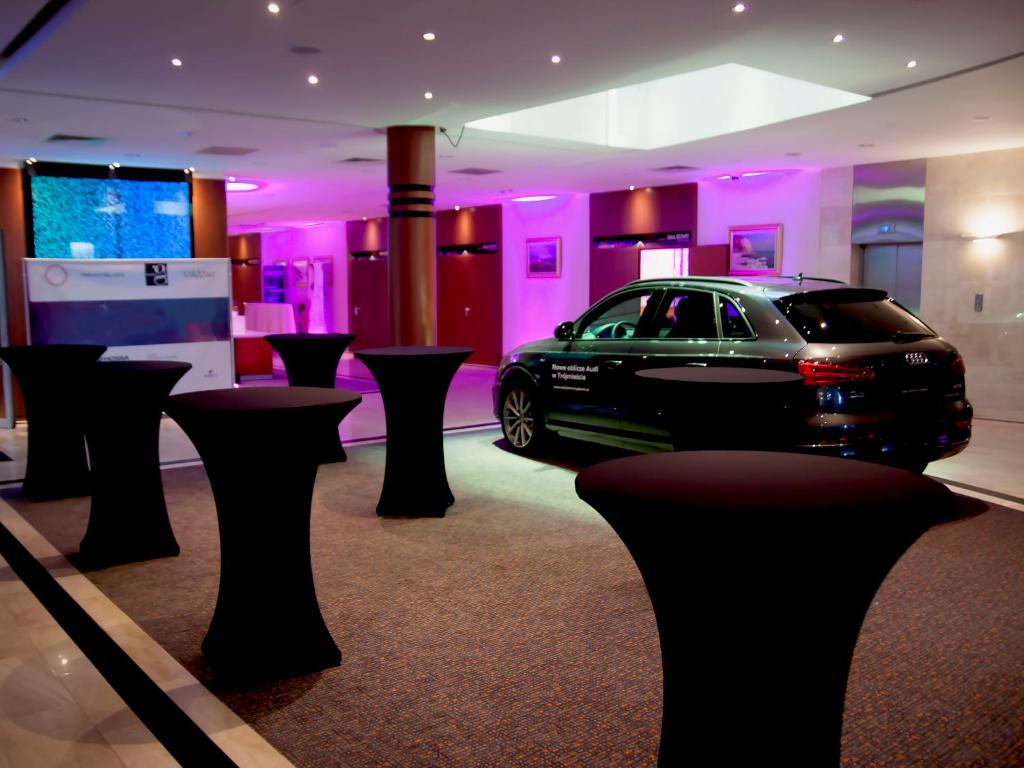 TV a/nebo společenská místnost v ubytování Hotel Nadmorski