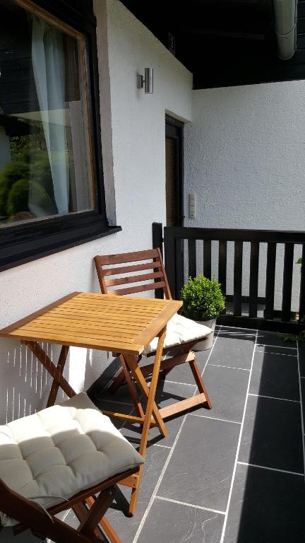 Balkón nebo terasa v ubytování Appartement Seebacher