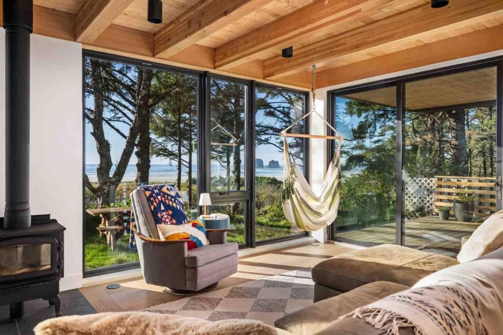 Posezení v ubytování CoHo Vista