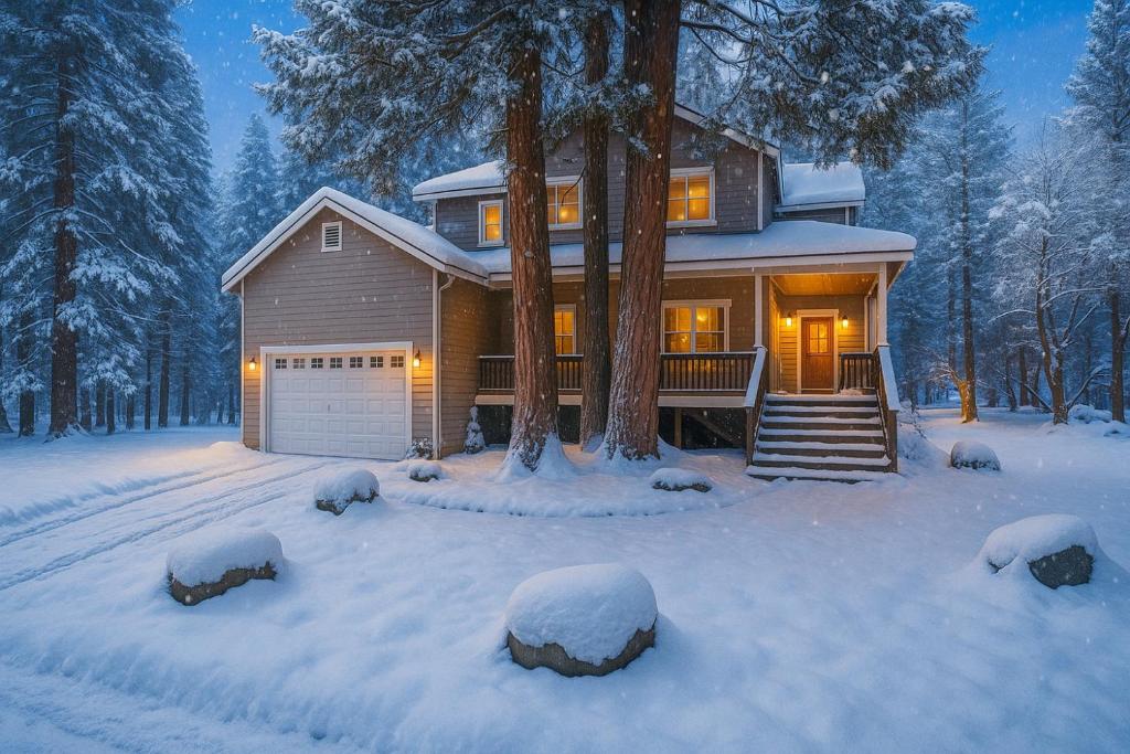 Το The Trailhead Hot Tub, Hikes & Night Skies τον χειμώνα