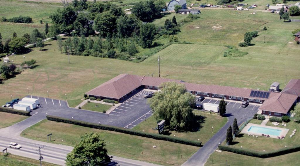 Loftmynd af Port Motel