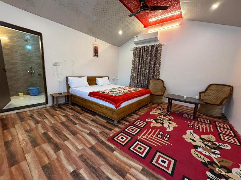 Postel nebo postele na pokoji v ubytování Blue Tree Resort