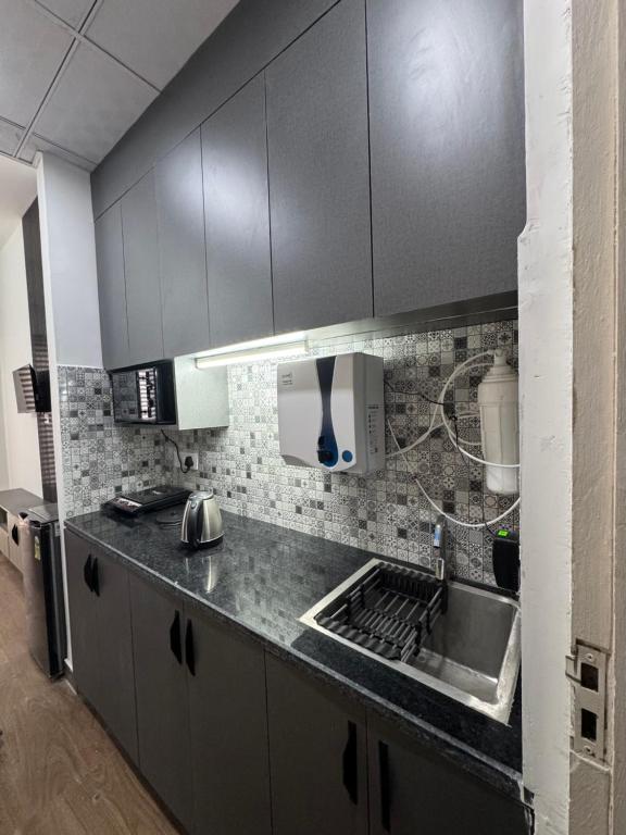 Kuchyň nebo kuchyňský kout v ubytování Heavenly stays