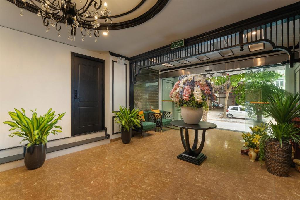 Zahrada ubytování Grand Hanoi Boutique Hotel