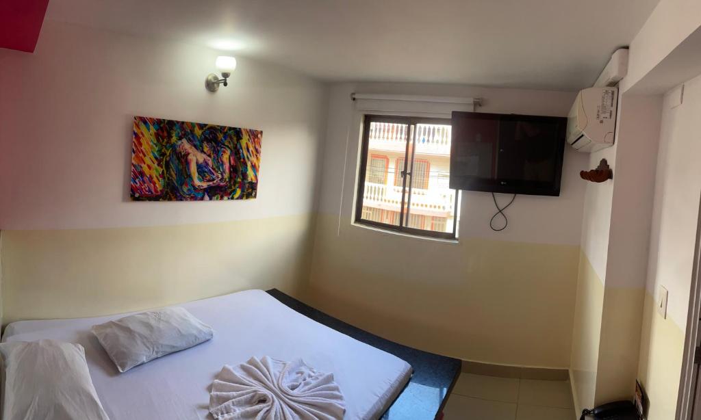 Postel nebo postele na pokoji v ubytování Hotel D colors