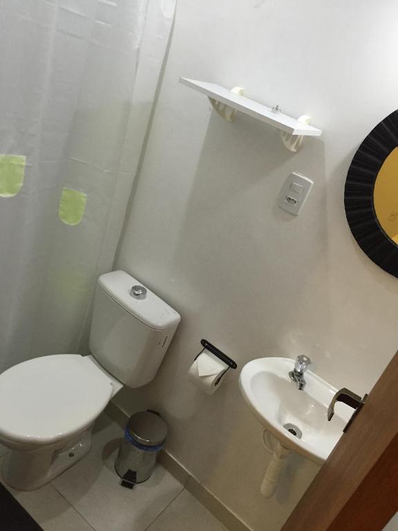 Koupelna v ubytování Biergarten Suites