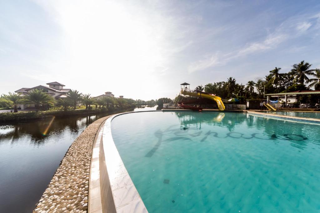 Bazén v ubytování Espacio Verde Resort nebo v jeho okolí