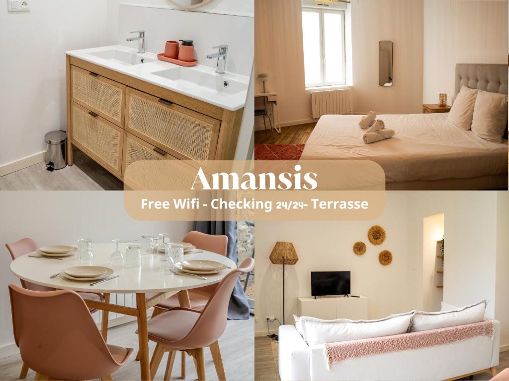 Amansis grand t2 jardin proche gare