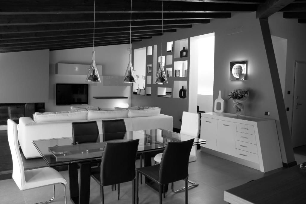 Kuchyň nebo kuchyňský kout v ubytování Imbriani103