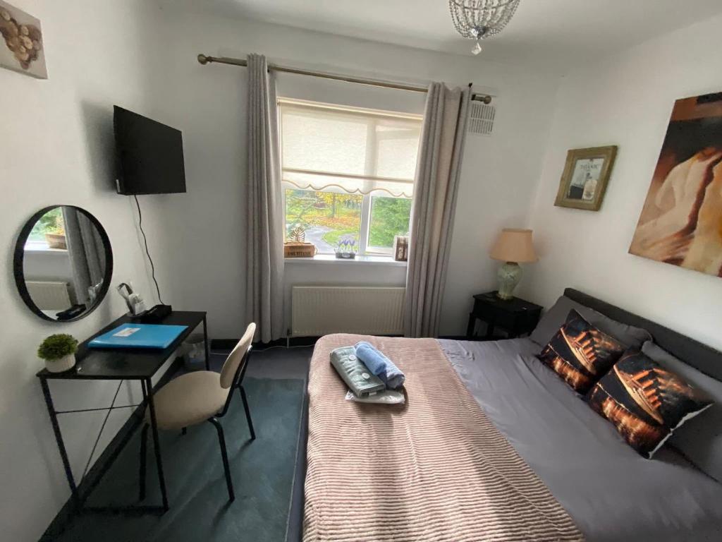 TV a/nebo společenská místnost v ubytování Gra accommodations athy