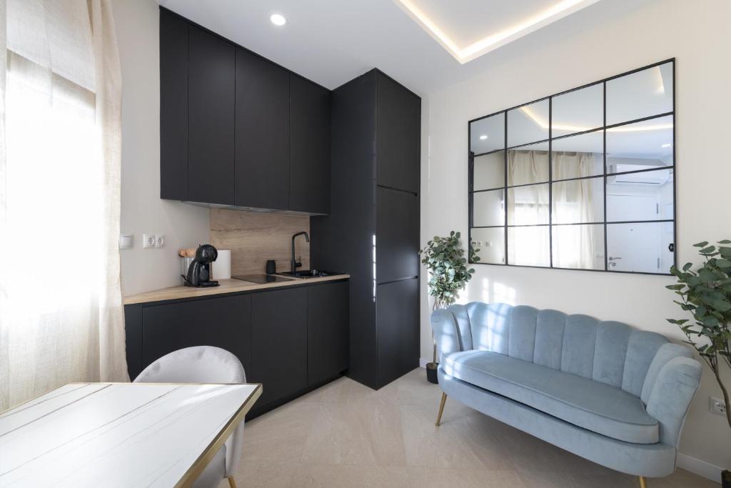 Posezení v ubytování MALAGA BOUTIQUE V.V LUXURY JACUZZY