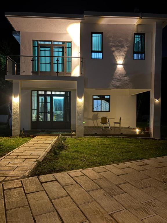 Bygningen som villaen ligger i