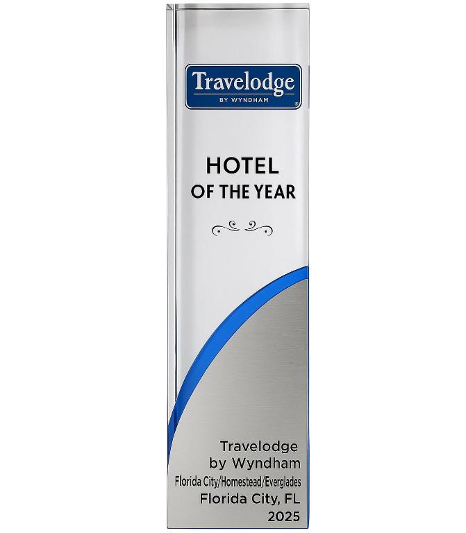 a bottle of travelodge hotel of the year lipstick at Travelodge by Wyndham Florida City/Homestead/Everglades in Florida City