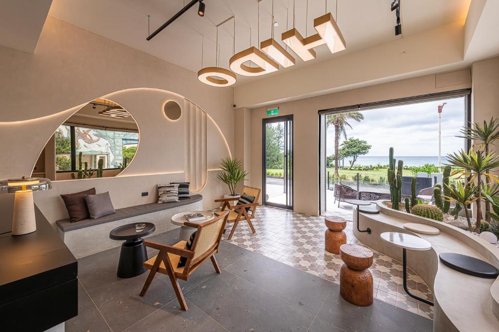 海都旅店二館休息區