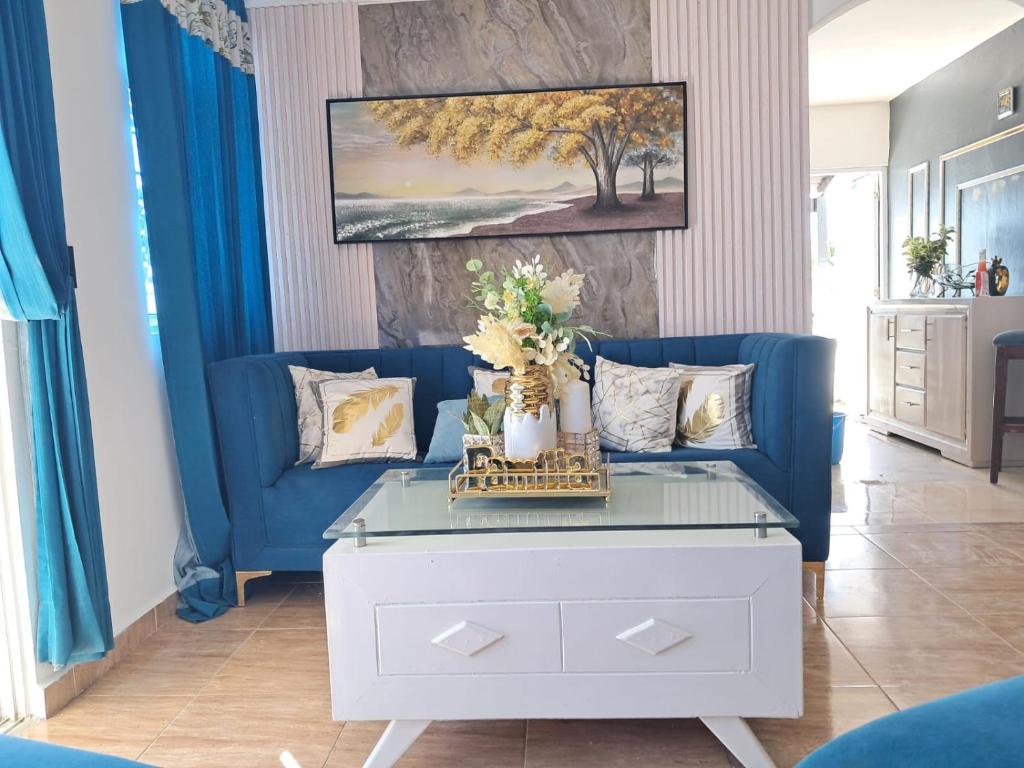 Posezení v ubytování Residencial Jovanny 1