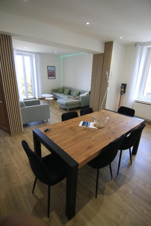 Posezení v ubytování Le Marteley T4