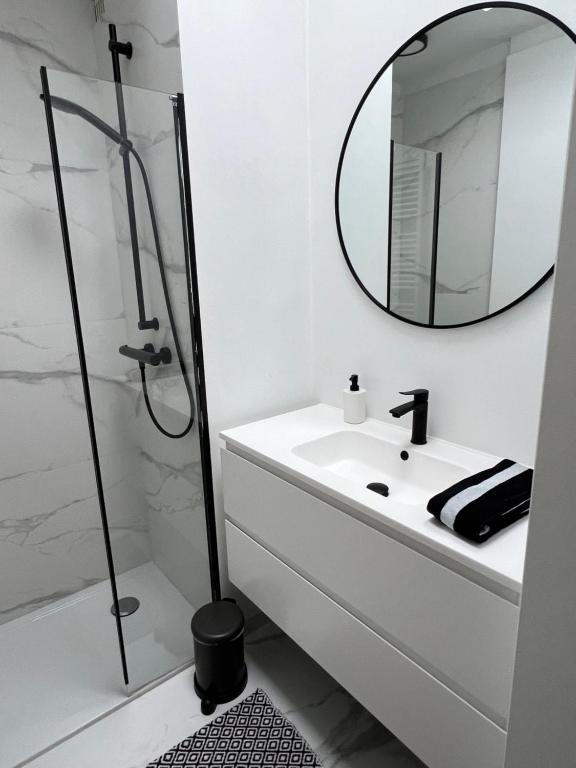 Ένα μπάνιο στο Très beau penthouse à Knokke