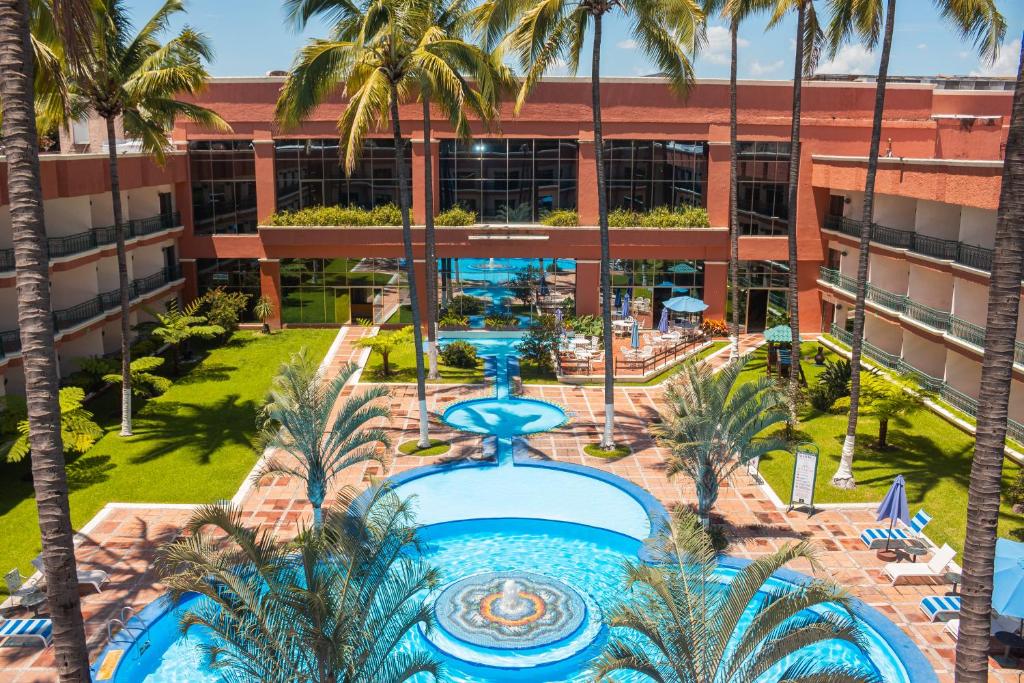 Bazén v ubytování Nk Hotel Nekié Tepic nebo v jeho okolí