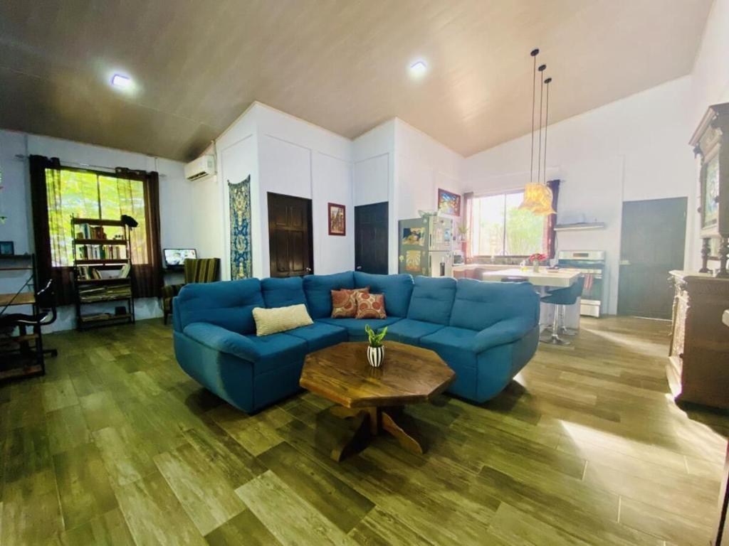 Χώρος καθιστικού στο Casa de Congos