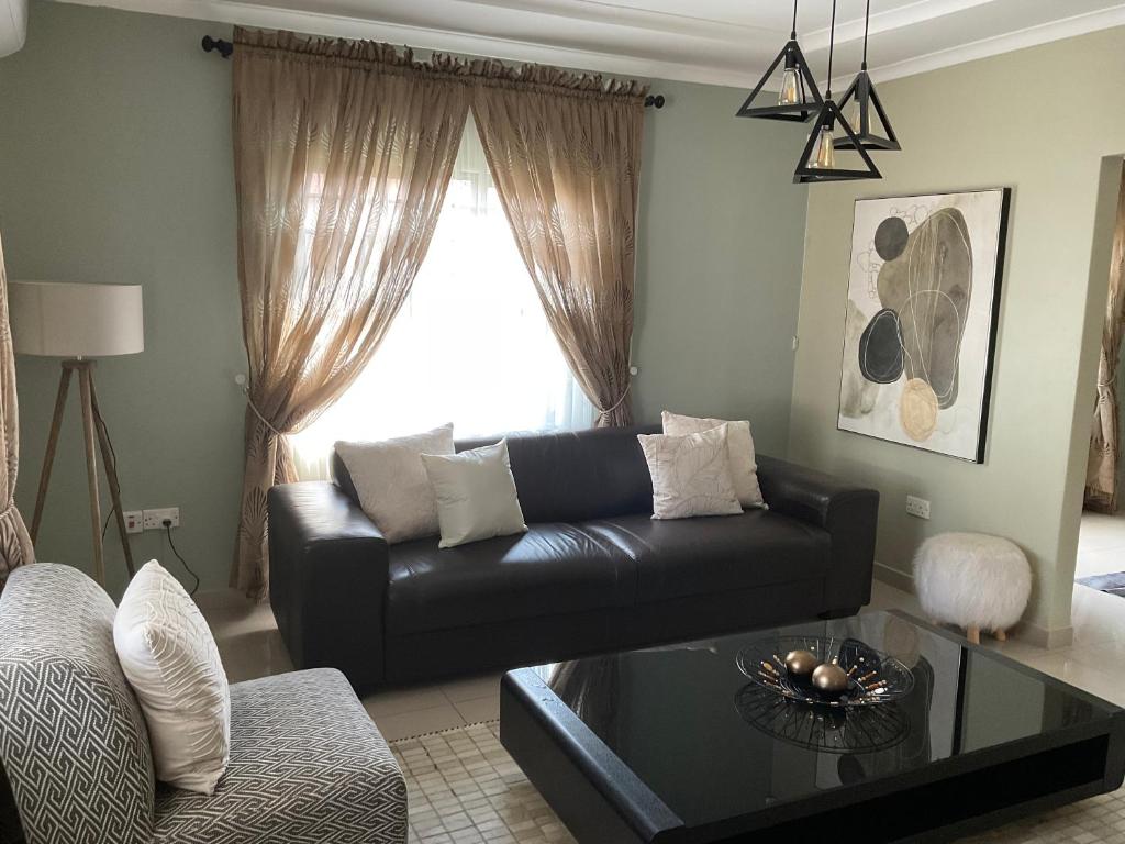 Posezení v ubytování Luxe Comfort Retreat