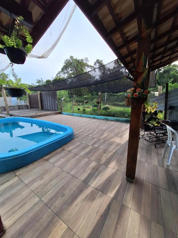 Balkón nebo terasa v ubytování Pousada Caminho das Praias