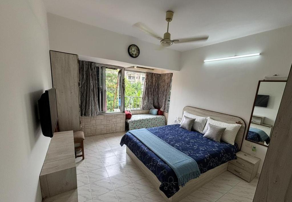 Ένα ή περισσότερα κρεβάτια σε δωμάτιο στο MR sweet home's