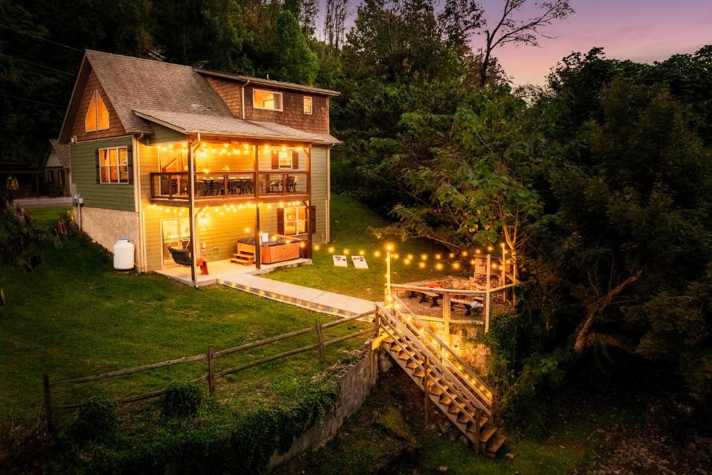 Budova, kde se prázdninový dům nachází