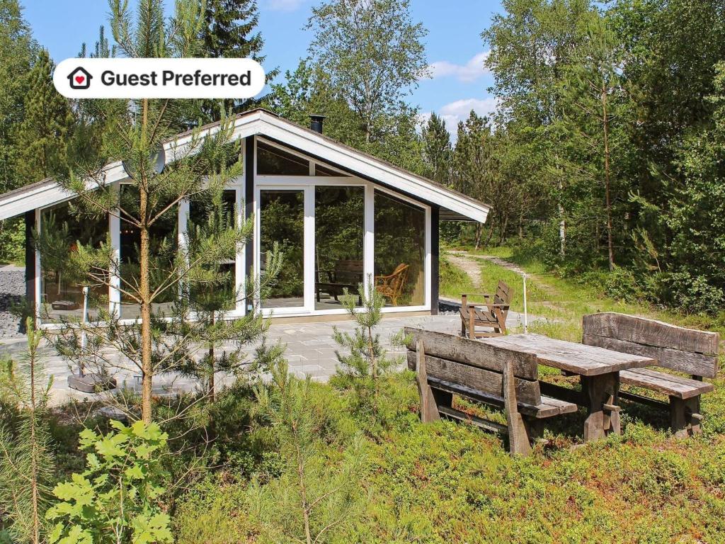 Zahrada ubytování 5 person holiday home in Herning-By Traum