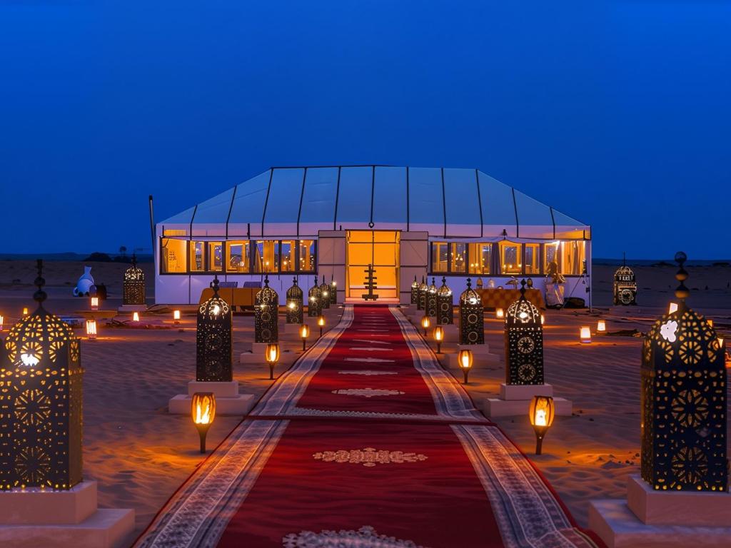 Fotografie z fotogalerie ubytování Sahara Solace Camp v destinaci Merzouga