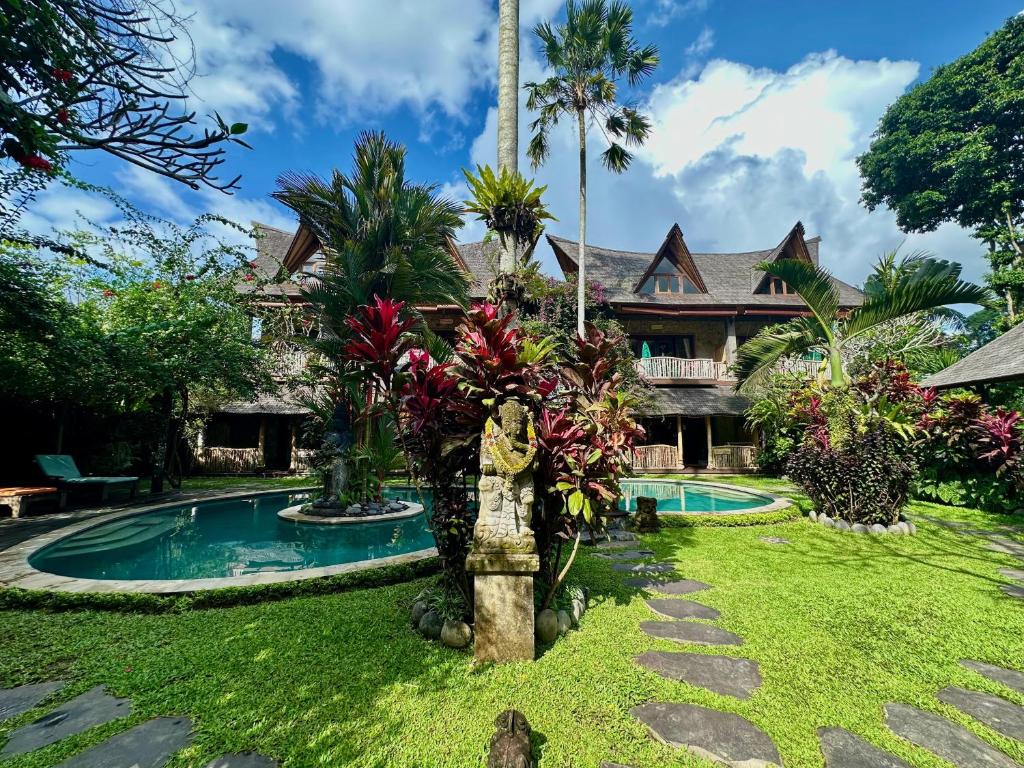 En have udenfor Bali Bohemia Huts